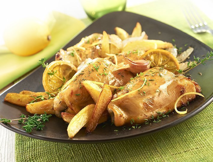 Hauts de cuisse de poulet au citron - Recette Maître CoQ