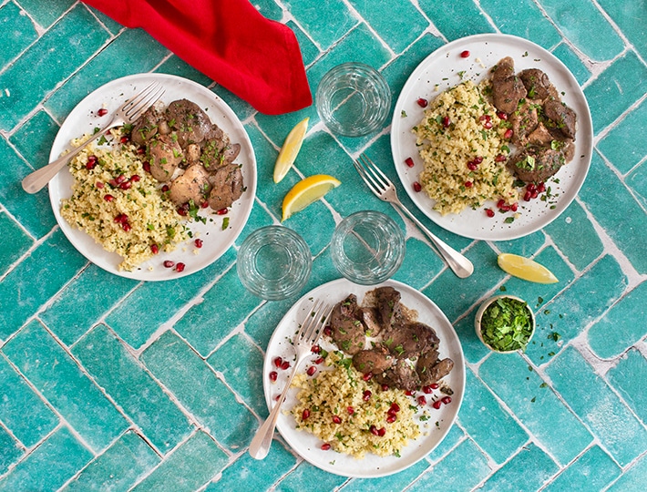 Foies de volaille à la libanaise - Recette Maître CoQ