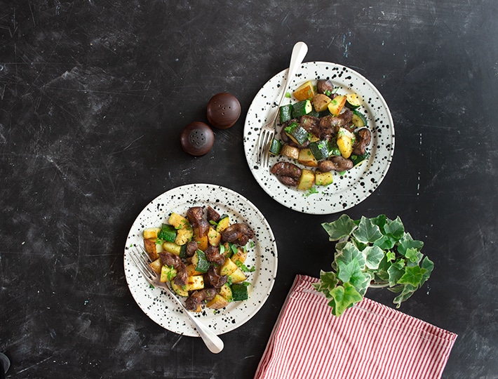 Gésiers de volaille au vin blanc - Recette Maitre CoQ