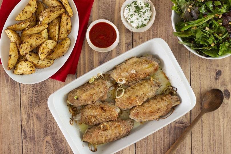 Ailerons de dinde grillés au four