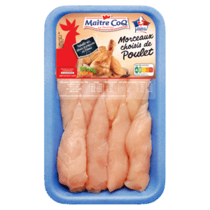 Aiguillette de poulet sélectionné auprès des éleveurs partenaires Maître CoQ
