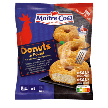 Donuts de poulet aux pépites de fromage fondu Maître CoQ