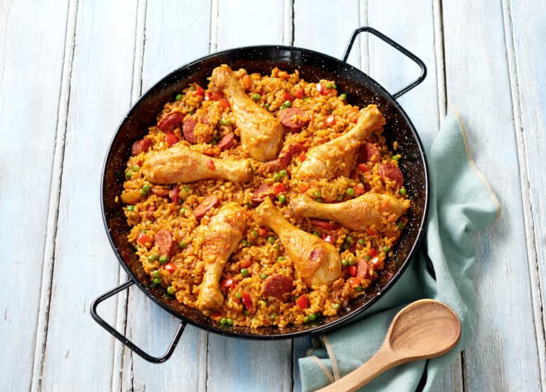 paella-rapide-au-poulet-et-au-chorizo